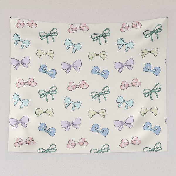 Item preview, Kawaii Bow Pattern Color 2 designed and sold by ViewerEqualsPhoton.