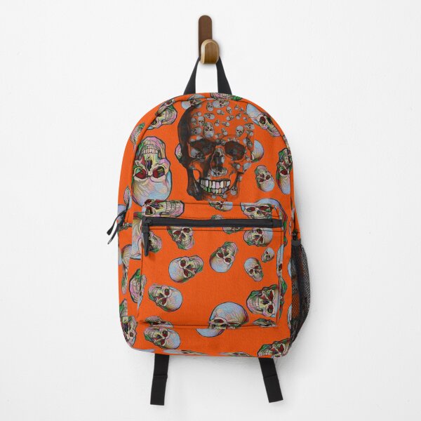 Item preview, Happy Skull Random Pattern (Orange) designed and sold by Diego-t.