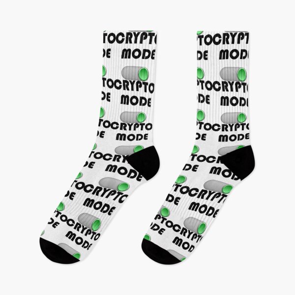 Item preview, Crpyto mode on - toggle mode on with black bold typography designed and sold by Deegital18.