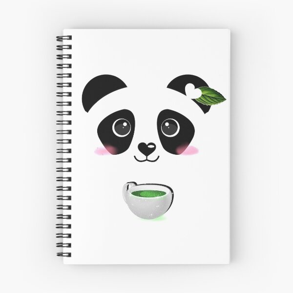 Item preview, Cute Panda and Green Matcha Tea Cup Kawaii Japanese designed and sold by Jolly-Yosei.