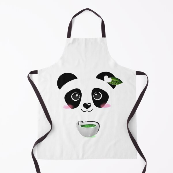 Item preview, Cute Panda and Green Matcha Tea Cup Kawaii Japanese designed and sold by Jolly-Yosei.
