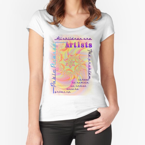 Good Vibs Fitted Scoop T-Shirt