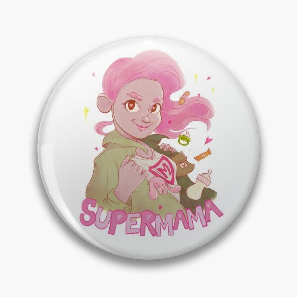 Item preview, Supermama illustration for Mother’s Day designed and sold by LVW-art.