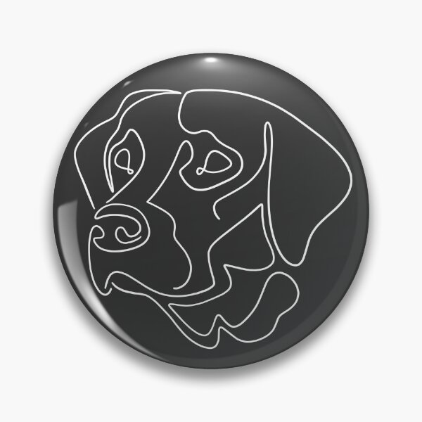 Item preview, Zen Lines Labrador (white line) designed and sold by HijinksStudio.