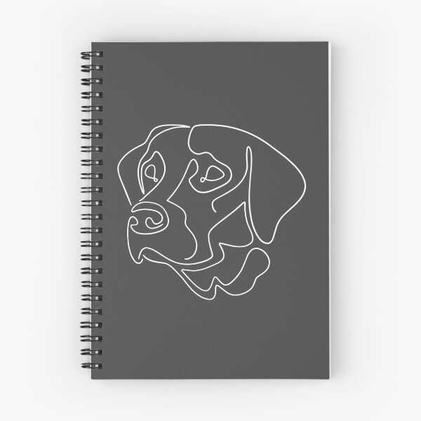 Aperçu de l'œuvre Zen Lines Labrador (ligne blanche) créée et vendue par HijinksStudio.