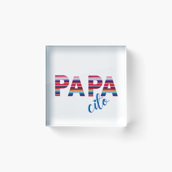 Item preview, papacito, happy fathers day, feliz dia del padre, funny fathers day gift, designed and sold by prteacool.