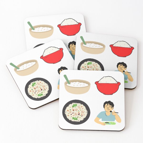 Item preview, Bowl Of Rice Pack - Funny Cinese Food, Pudding Rice designed and sold by AlleBedolski.