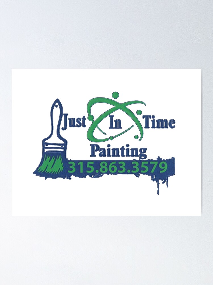 "Just In Time Painting" Poster for Sale by Shehadi Redbubble