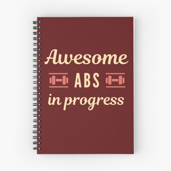 Item preview, Awesome Abs in Progress - Strength Training designed and sold by WildBerryArt.