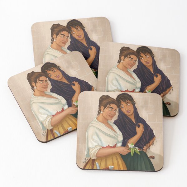 Item preview, orange blossom ladies in the sun designed and sold by cecilarts.