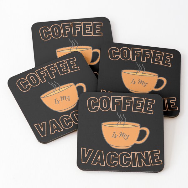 Item preview, Coffee Is My Vaccine designed and sold by PRNTDADZ.