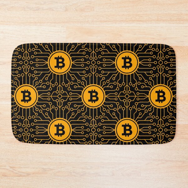 Item preview, Bitcoin Yellow Golden Pattern designed and sold by mrhighsky.
