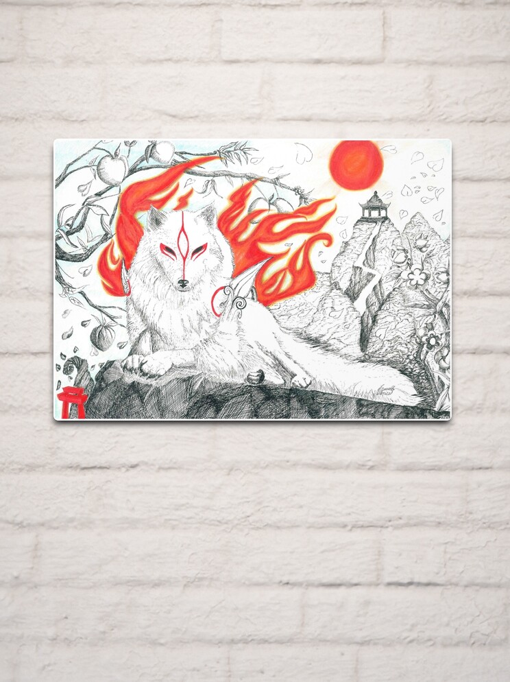 Okami Amaterasu Sun Goddess Matte Print 