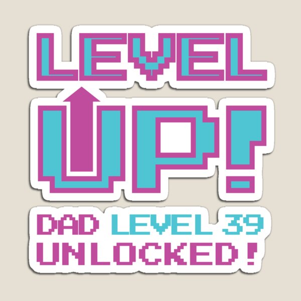 Item preview, Dad level 39 unlocked! designed and sold by TrashPandainc.