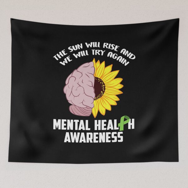 Item preview, The Sun Will Rise And Will Try Again Mental Health Awareness designed and sold by Dressed For  Duty.