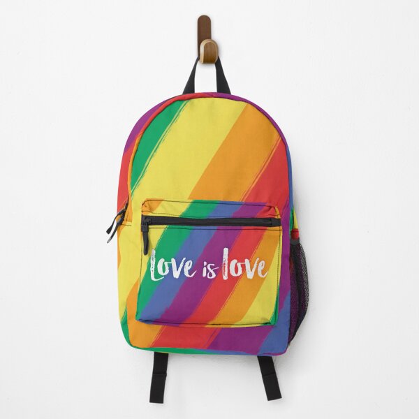 Item preview, Love is love - Rainbow flag pride and equality designed and sold by RedHillPrints.