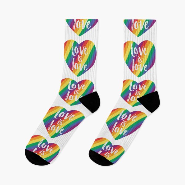 Item preview, Love is love - Rainbow flag pride and equality designed and sold by RedHillPrints.