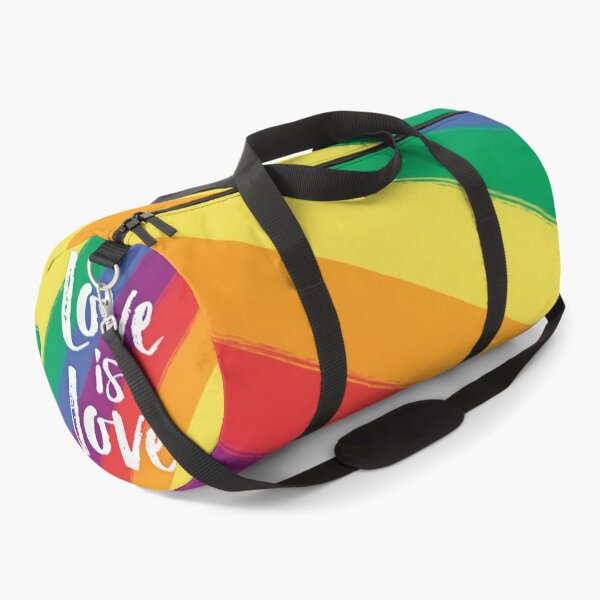 Item preview, Love is love - Rainbow flag pride and equality designed and sold by RedHillPrints.