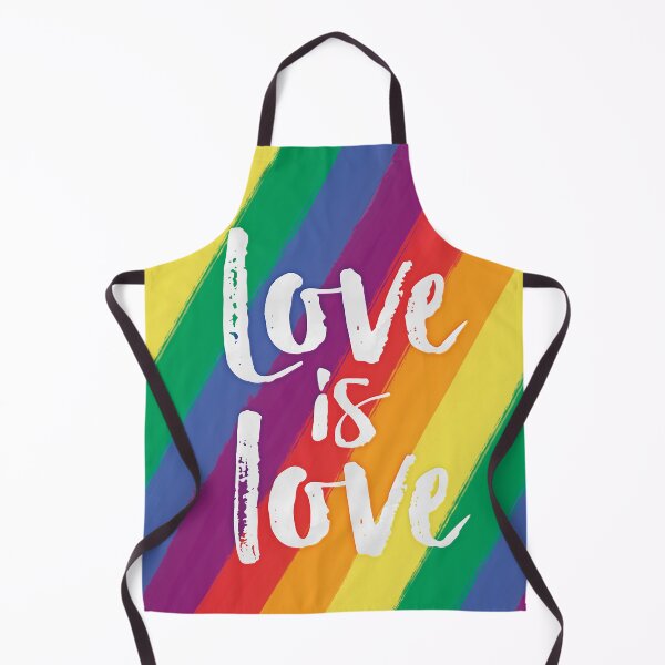Item preview, Love is love - Rainbow flag pride and equality designed and sold by RedHillPrints.