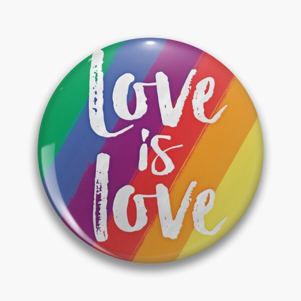 Item preview, Love is love - Rainbow flag pride and equality designed and sold by RedHillPrints.