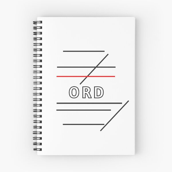 Item preview, ORD Thin Red Line Runway Map  designed and sold by jackdennis7.