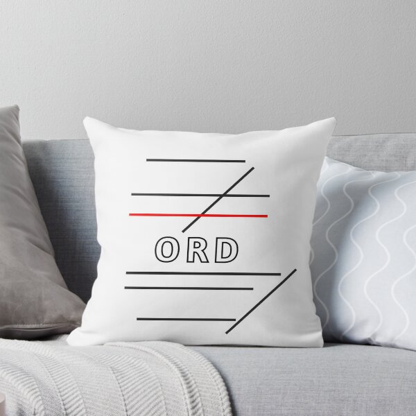 Item preview, ORD Thin Red Line Runway Map  designed and sold by jackdennis7.