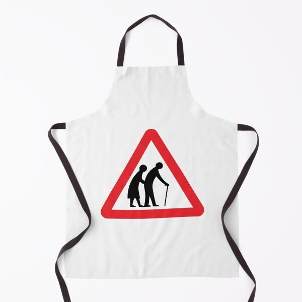 Item preview, UK traffic sign: Frail pedestrians ahead (TSRGDNO 544.2) designed and sold by Spyromike.