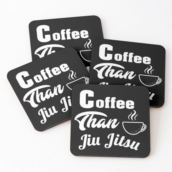 Item preview, coffee than jiu jitsu designed and sold by designprotocol.