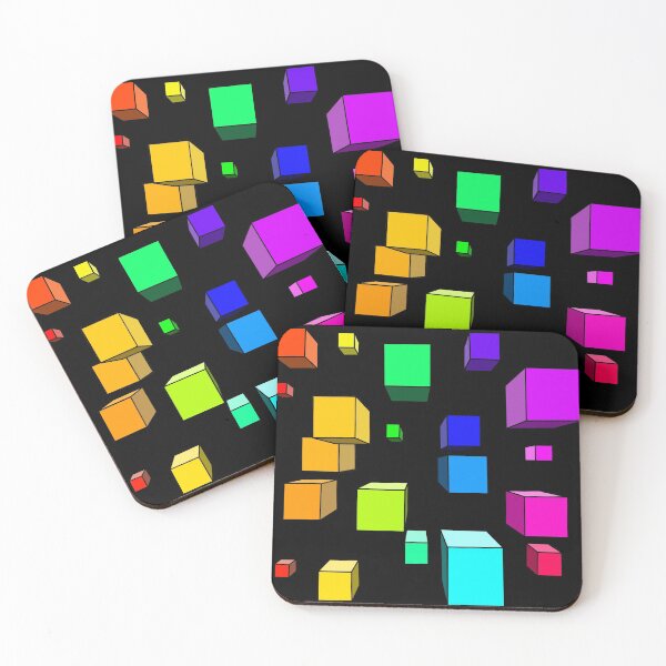 Item preview, Perspective Rainbow Squares designed and sold by HORIZONapparel.