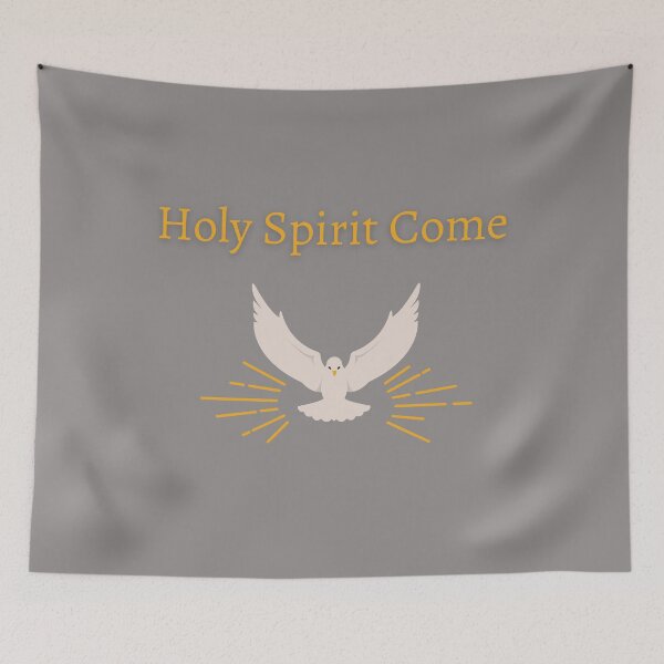Aperçu de l'œuvre Holy Spirit Come Christian Design avec Dove créée et vendue par Pankas.