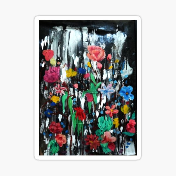 Wither thy roses Sticker