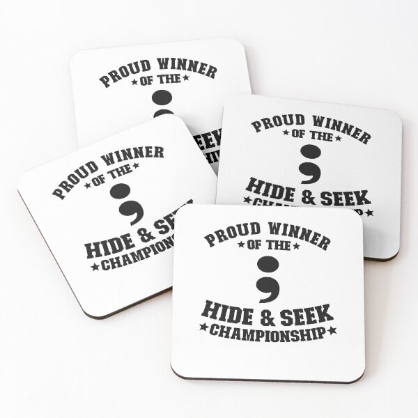 Item preview, Proud Winner Hide & Seek Championship Programmer Gift designed and sold by Stronzi.