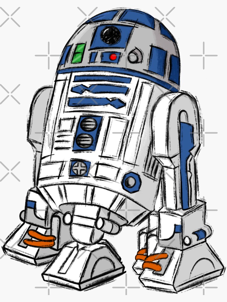 These Are Not The Droids Youre Looking For Sticker By Sberlot Redbubble 7153