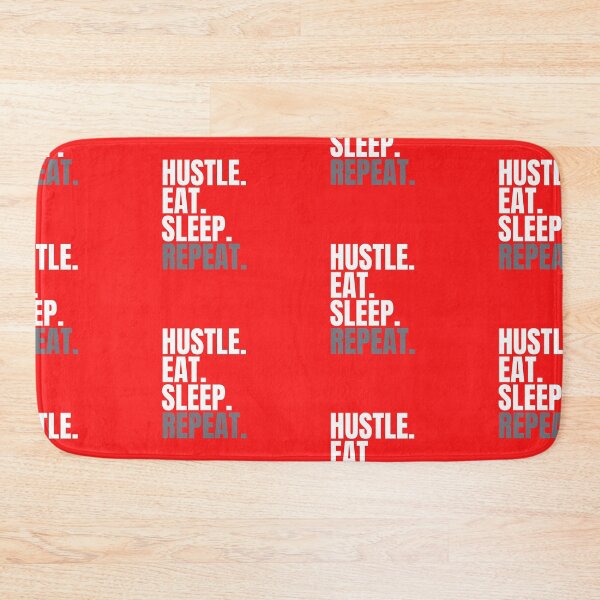 Item preview, Hustle East Sleep Repeat designed and sold by OceansSupply.