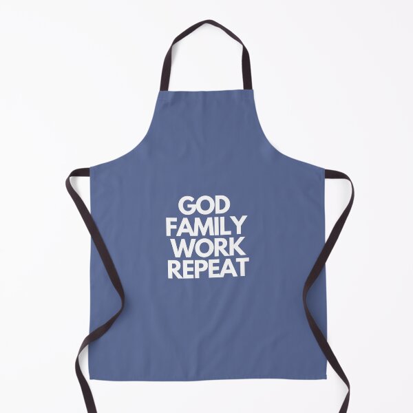 Item preview, God Family Work Repeat! designed and sold by Byoudesigns.