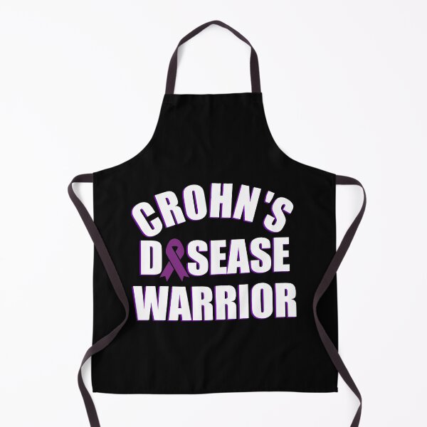 Item preview, Crohn's Disease Warrior Survivor Awareness Purple Ribbon designed and sold by wordsonly.