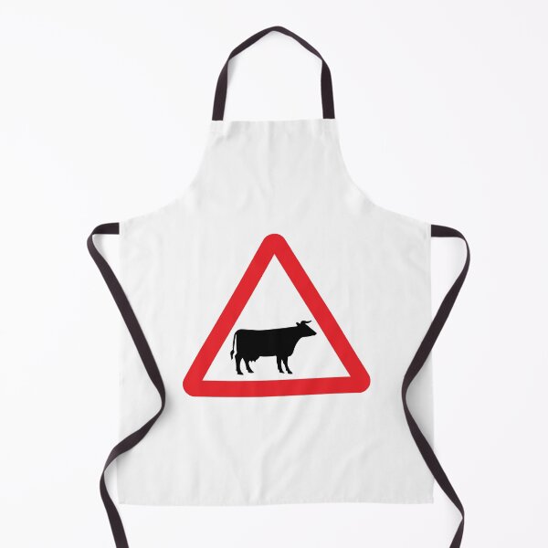 Item preview, UK traffic sign: Cattle in road ahead (TSRGDNO 548) designed and sold by Spyromike.