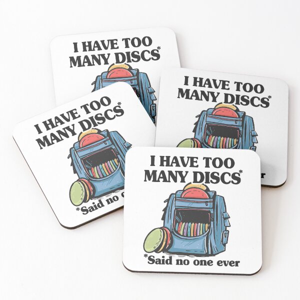 Item preview, I Have Too Many Discs Disc Golf Backpack Funny Disc Golf designed and sold by Stronzi.