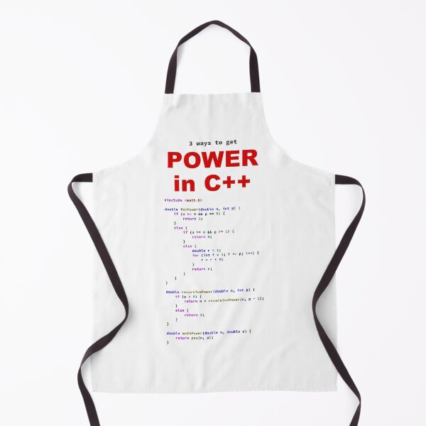Item preview, 3 ways to get Power in C++, source code, Software Engineer, Computer Science, Programming Humor, Big Text designed and sold by Max-Wear.