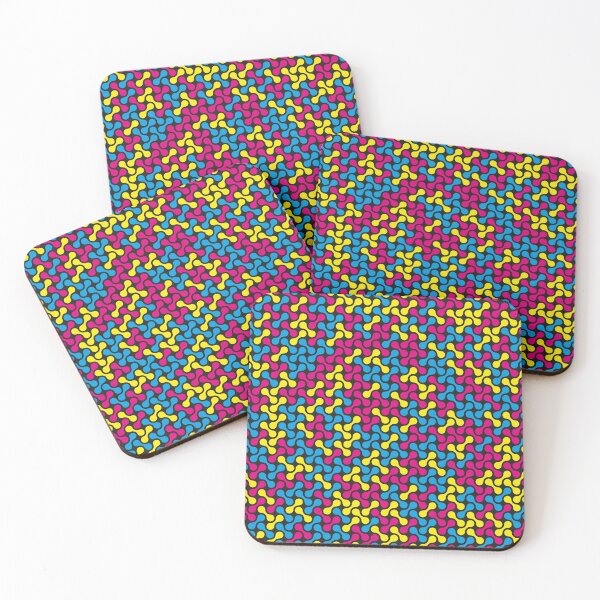 Item preview, CMYK Base Colours Metaball Pattern designed and sold by John Uttley.