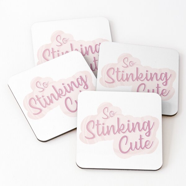 Item preview, So Stinking Cute - Bold Pink Text designed and sold by TheMajesticGoat.