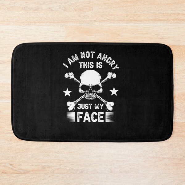 Item preview, I'm Not Angry It's Just My Crazy Face Quotes On Worthless designed and sold by Raminovitch.