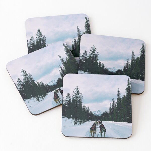 Item preview, Dogsledding in the mountains designed and sold by Lmlayla11.