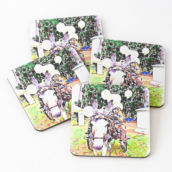 Item preview, Donkey with cart in the park designed and sold by Giuseppe Cocco.