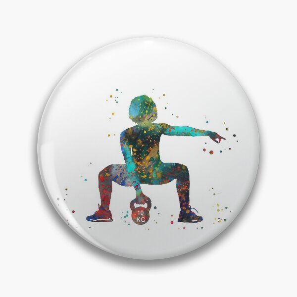 Item preview, Female kettlebell weight designed and sold by Rosaliartbook.