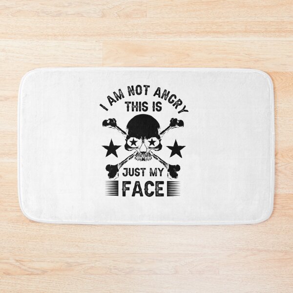 Item preview, I'm Not Angry It's Just My Crazy Face Quotes On Worthless designed and sold by Raminovitch.