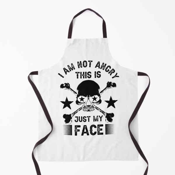 Item preview, I'm Not Angry It's Just My Crazy Face Quotes On Worthless designed and sold by Raminovitch.