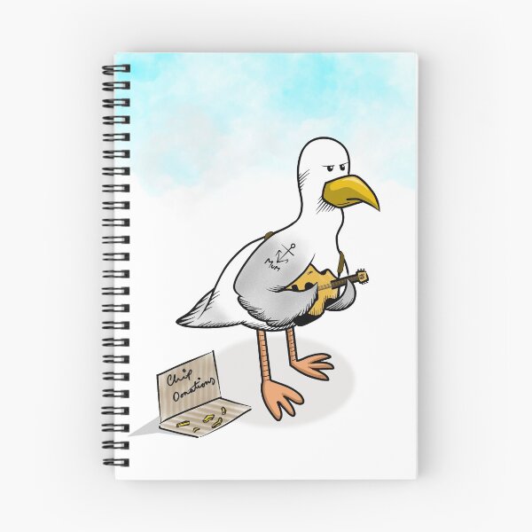 Item preview, Busking Seagull designed and sold by HORIZONapparel.