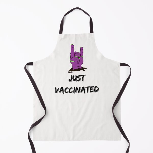 Item preview, Just Vaccinated 2021 Immunity Vaccination-Cool Funny Zombie Hand, Rock On designed and sold by WW-Designz.