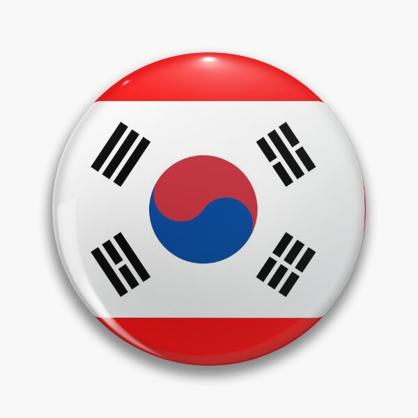 Artikelvorschau, Südkorea Flagge schönes T-Shirt entworfen und verkauft von MOUSSDESIGN.